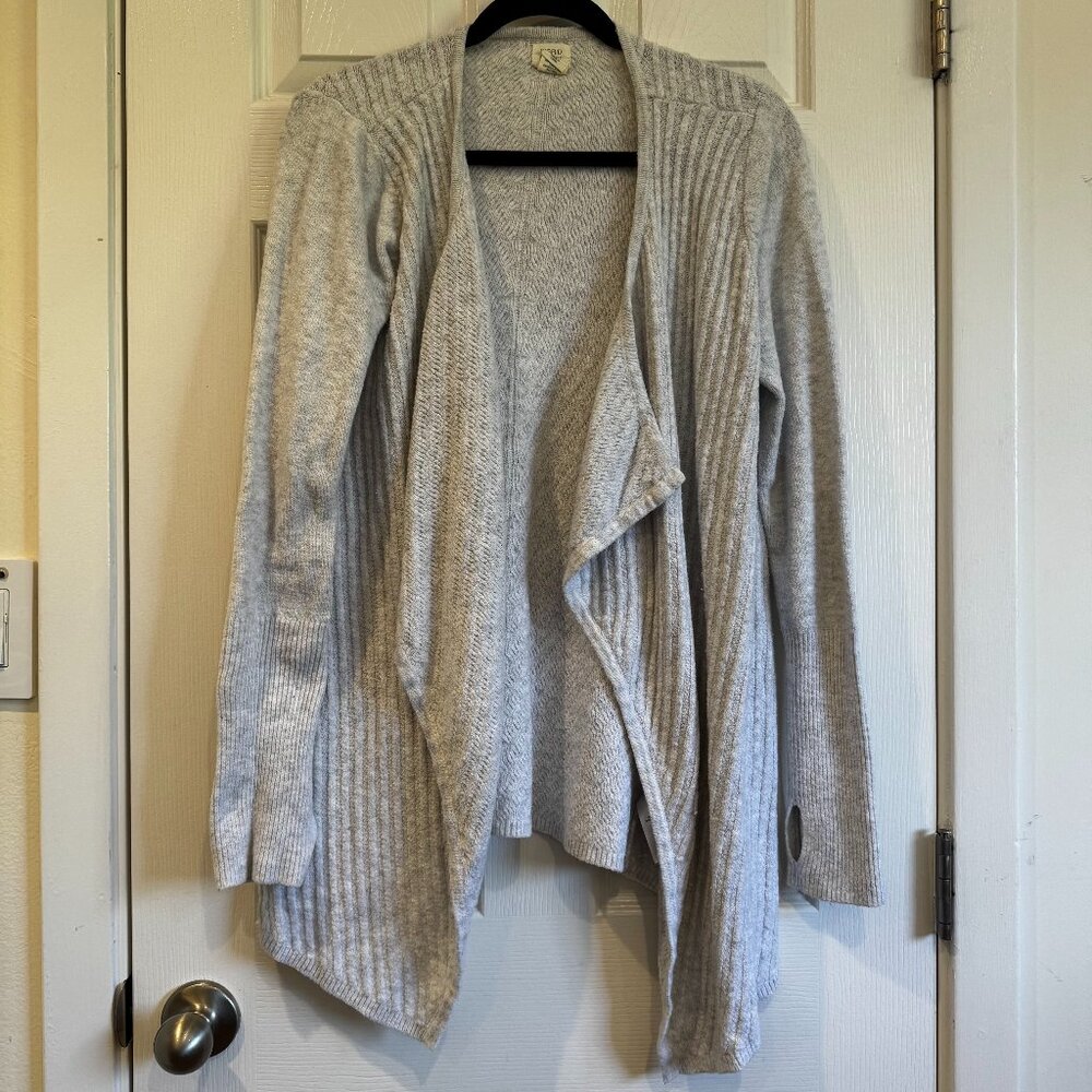 Sigrid Olsen Size Medium Ribbed Open Cardigan Siz… - image 1